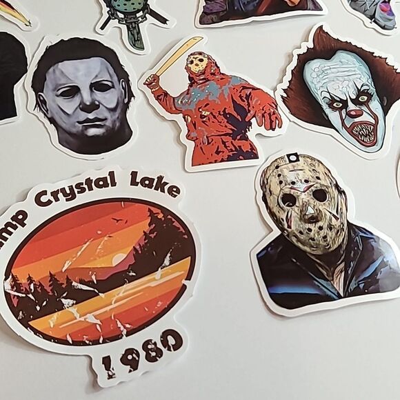 Horror Movie Sticker Decals Serial Killer Variety Pack D Freddy Kreuger NEW - Picture 6 of 10